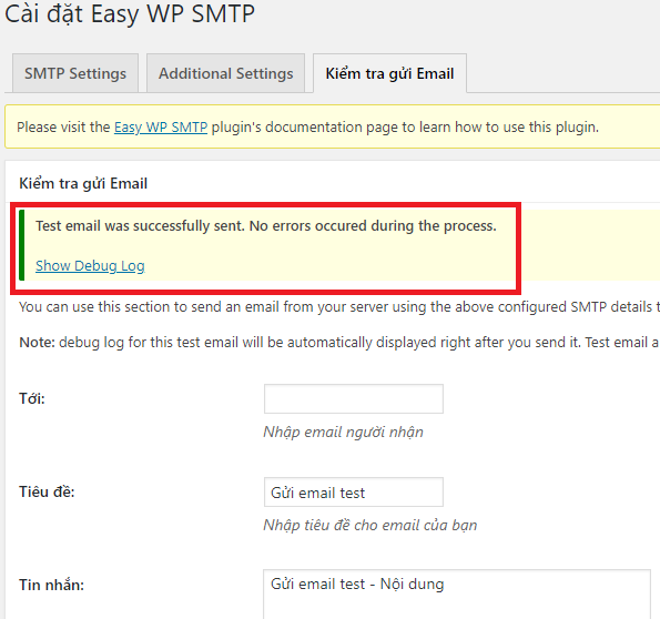 contact form 7 không gửi được mail