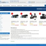 Mẫu website bán camera - BH13 - Danh mục sản phẩm