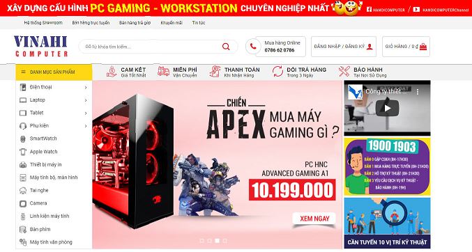 Giao diện mẫu website bán hàng điện tử - BH18 18 Giao diện mẫu website bán hàng điện tử - BH18