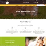 Giao diện Mẫu website bệnh viện thú cưng - DN06 - Giới thiệu