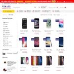 Giao diện mẫu website bán hàng điện tử - BH18 12 Mẫu website bán hàng điện tử - BH18 - Danh mục sản phẩm