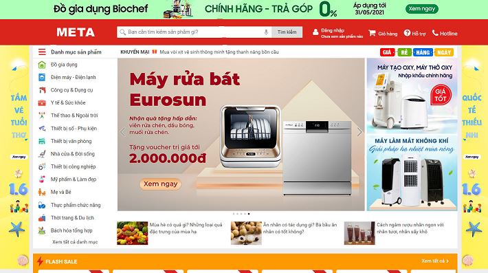 Mẫu website bán tổng hợp giống meta.vn - BH23 20 Mẫu website bán tổng hợp giống meta.vn - BH23
