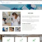 Mẫu website dịch vụ vệ sinh giúp việc nhà - DN02 - Giới thiệu