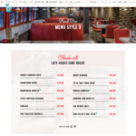 Mẫu website Nhà hàng Fast Food - NHKS01 giá chỉ từ 2tr.. 9 Mẫu website nhà hàng Fast Food - NHKS01 - Thực đơn