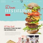 Mẫu website nhà hàng Fast Food - NHKS01 - Trang chủ