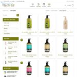 Mẫu website sản phẩm chăm sóc da và tóc - BH24 - Danh mục sản phẩm
