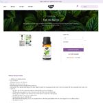 Giao diện mẫu website bán sản phẩm tinh dầu sả - BH32 - Chi tiết sản phẩm