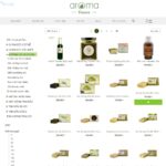 Giao diện mẫu website bán tinh dầu sả - BH30 - Danh mục sản phẩm