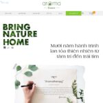 Giao diện mẫu website bán tinh dầu sả - BH30 - Giới thiệu