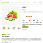 Mẫu website bán thực phẩm sạch giống Clevefood - BH33 11 Mẫu website bán thực phẩm sạch giống Clevefood - BH33 - Chi tiết sản phẩm