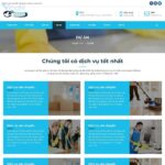 Mẫu website dịch vụ vệ sinh giúp việc nhà - DN07 - Dự án