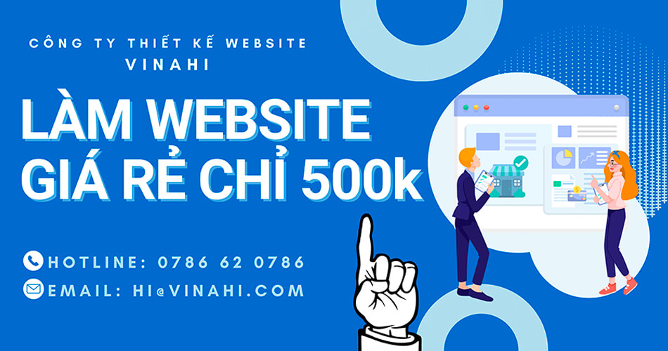 Làm web giá rẻ 500k Chuẩn SEO Giao diện hiện đại 2021 1