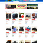 Giao diện mẫu website giống dienmayxanhcom - Danh mục sản phẩm