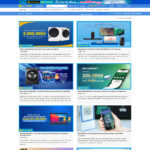 Giao diện mẫu website giống dienmayxanhcom - Tin tức