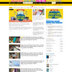 Giao diện mẫu website giống Thegioididongcom chuyên nghiệp - Tin tức