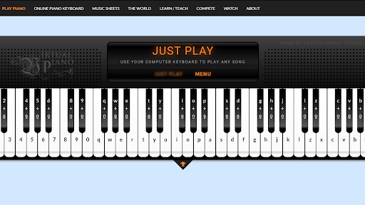 Virtual Piano - Những trang web thú vị nhất thế giới